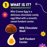Cudbur,y Milk Chocolate Creme Eggs Candy 9 Count Chocolate Candy Eggs with Soft Fondant Center Individually Wrapped Sweet Candy office, party or