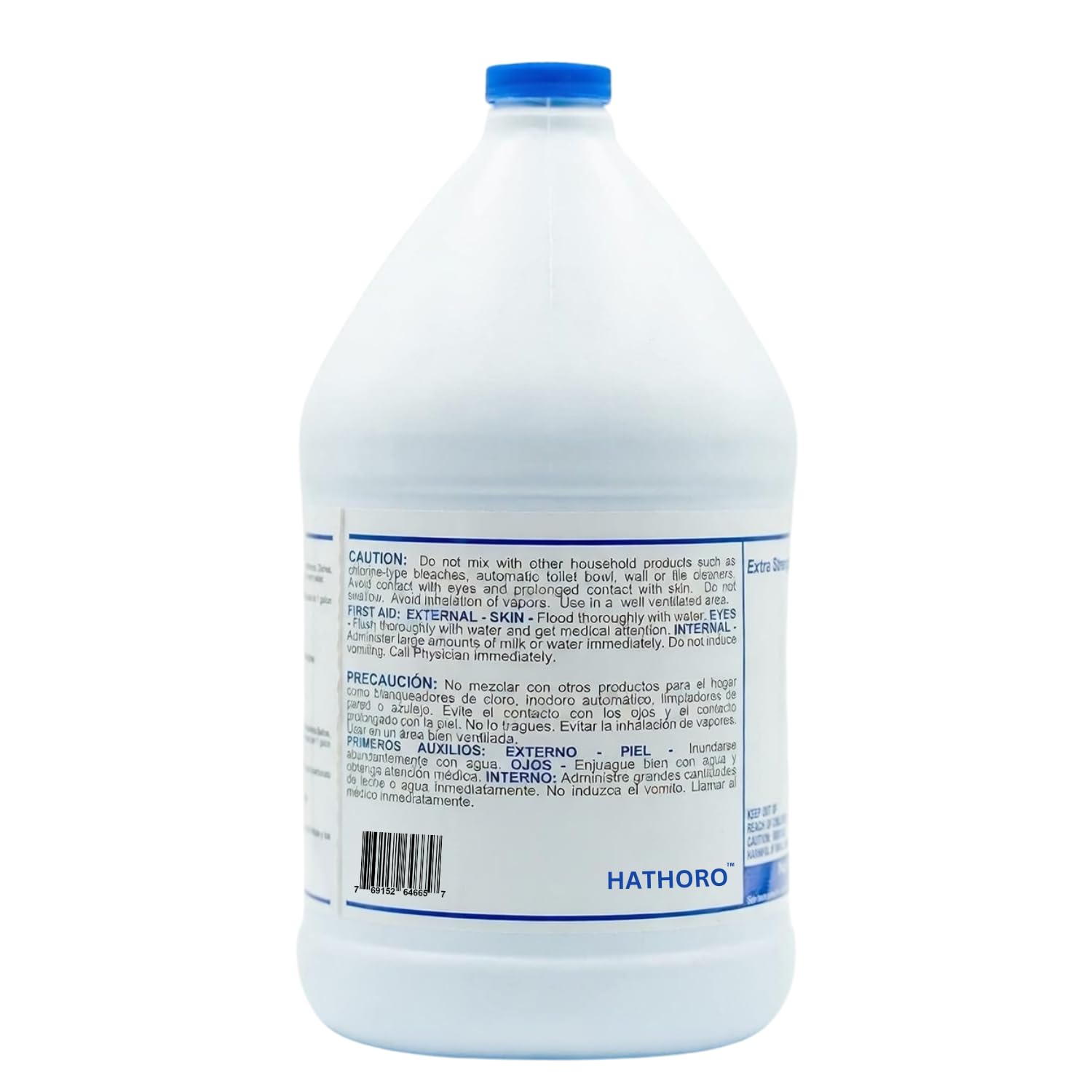 Hathoro (4 Gallons) Clear Ammonia Cleaner Liquid, Multi-Surface Cleaning Solution | Removes Grease, Hard Water Stains and Odors - Multipurpose Kitchen