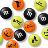 M&M’S WORLD Pre-Printed Halloween Candy - 2lbs of Bulk Candy in Resealable Pack for Halloween Party, Trick or Treat Favor, Halloween Dessert