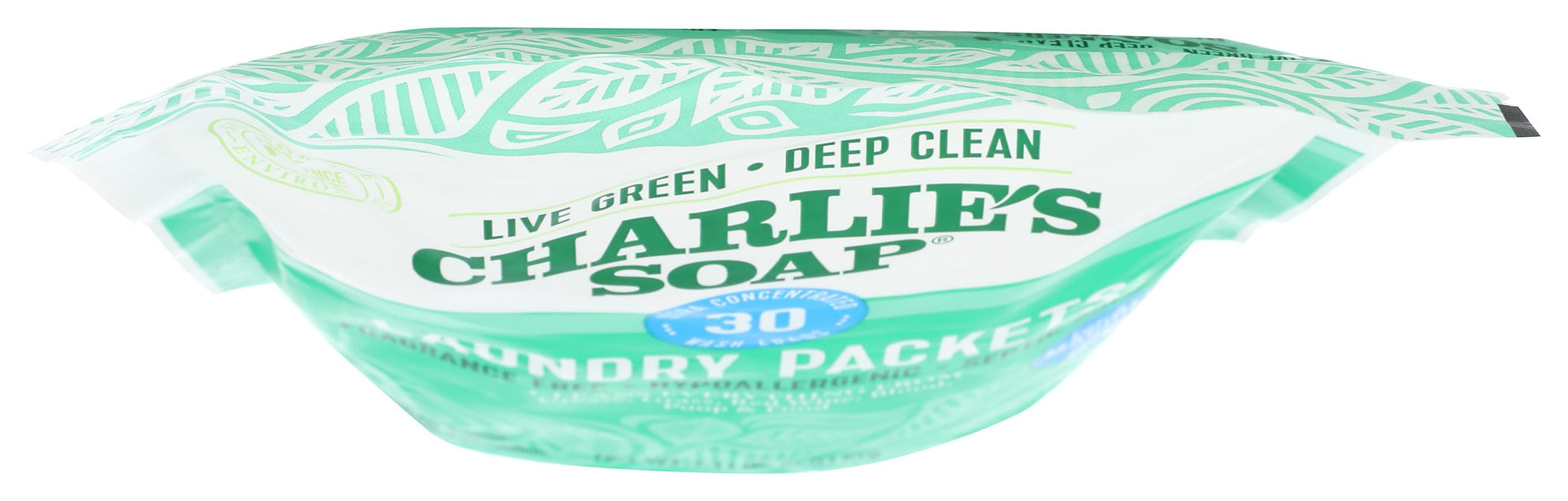 Charlie’s Soap - Fragrance Free Powdered Laundry Detergent Packets - 30 Pods (1 Pack)…