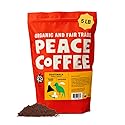 Peace Coffee Guatemala Single Origin Ground Dark Roast Coffee, 5 lb, Organic Fair Trade, Smooth, Deep Flavor, Shade Grown, Fresh Roasted