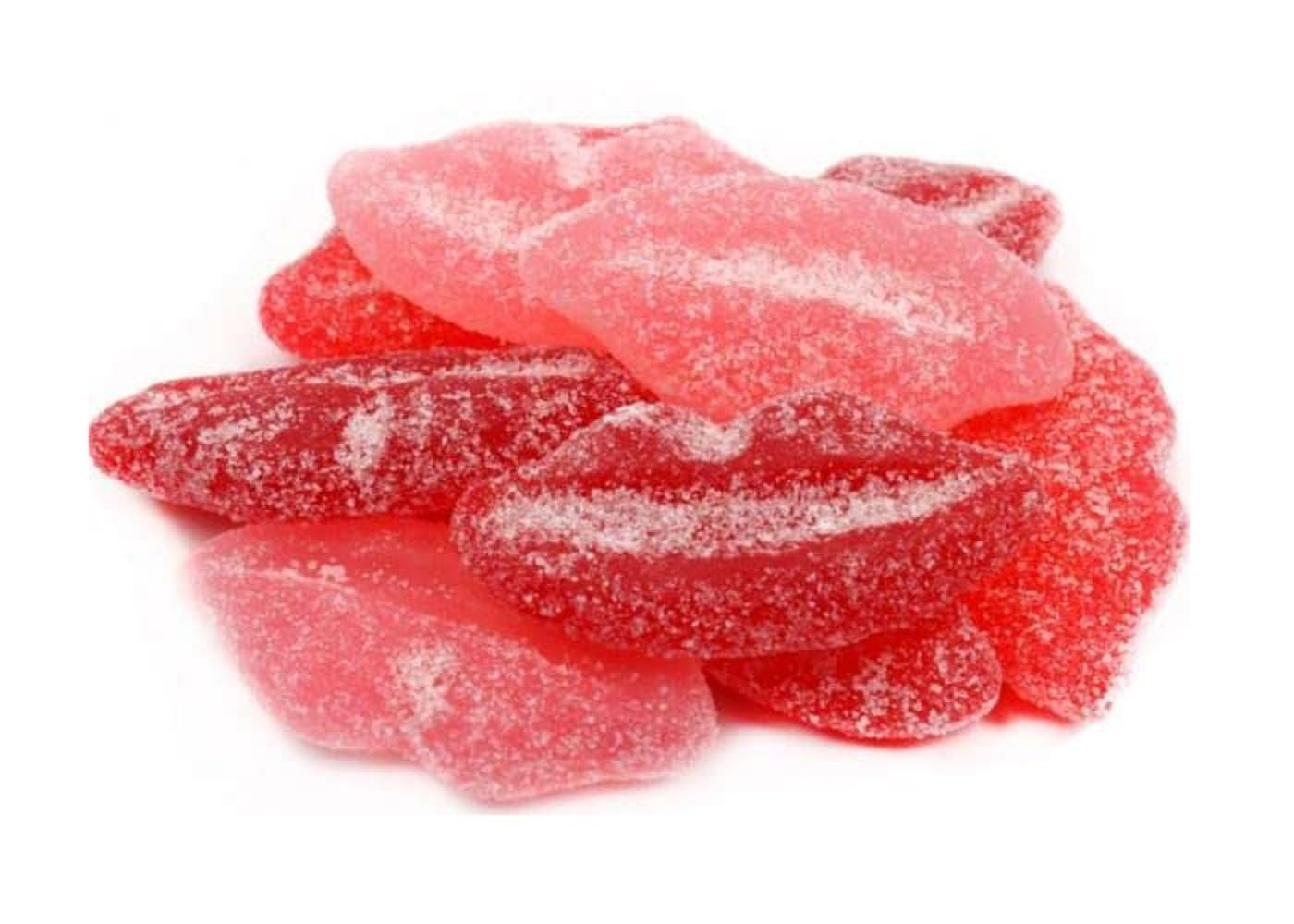 2LB Nuts to You Sour Pucker-Up Gummy Lips Candies| Lip Smackingly Sourly Delicious | Sweet & Sour Soft Candy in Resealable Bag for Kids and Adults