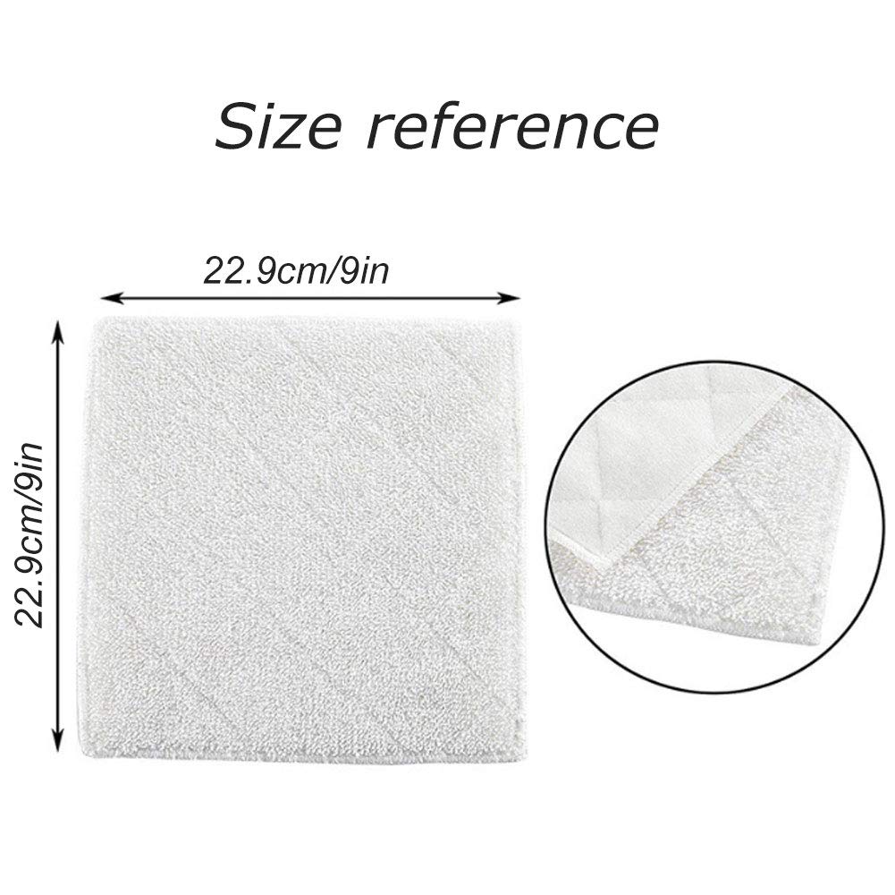 VideoPUP 5PCS Replacement Microfiber Steam Mop Pads Compatible with S7338 S7339 Steam Mop,Machine Washable and Reusable