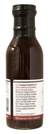 Paradigm Foodworks Polynesian Teriyaki Sauce, 12 Fl Oz
