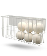6 XL Wool Dryer Balls & Magnetic Dryer Ball Holder - Natural Fabric Softener, Reusable, Reduces Clothing Wrinkles and Saves Drying Time - Dryer Ball