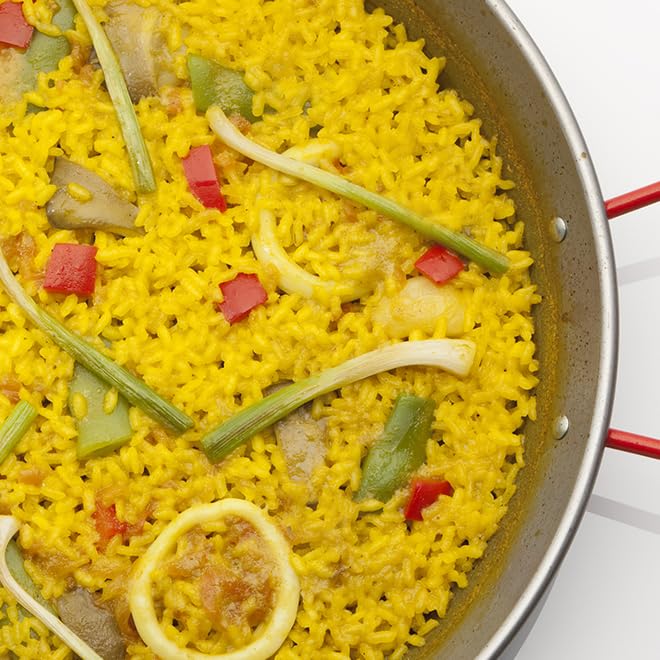 Carmencita. Paellero Paella Seasoning with Saffron (5 sackets) in metallic Tin. 20g (0.71oz)