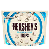 HERSHEYS DROPS WHIT CHCLT CKS N C#1 PIECES COOKIES & CREAM DROP 8 OZ - 0034000271061