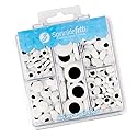 Sweets Indeed Eyeball Tacklebox - 2.53 oz Assorted Candy Eyeballs for Baking & Decorating - 18mm, 10mm & 3mm Edible Eyes for Cookies, Cupcakes & Cakes