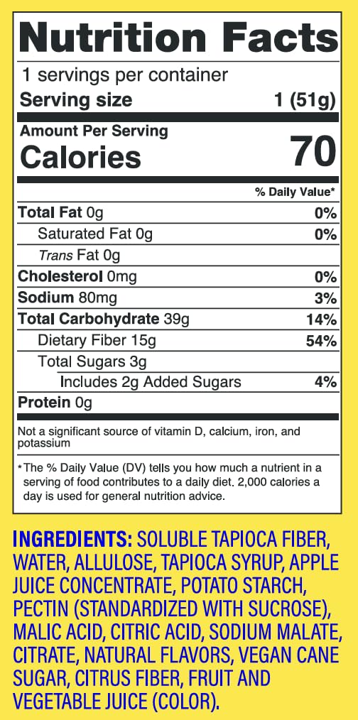 Better Sour Passion Fruit Gummy Stars Candy, Low Sugar, Vegan, with Fiber (Pack of 10)