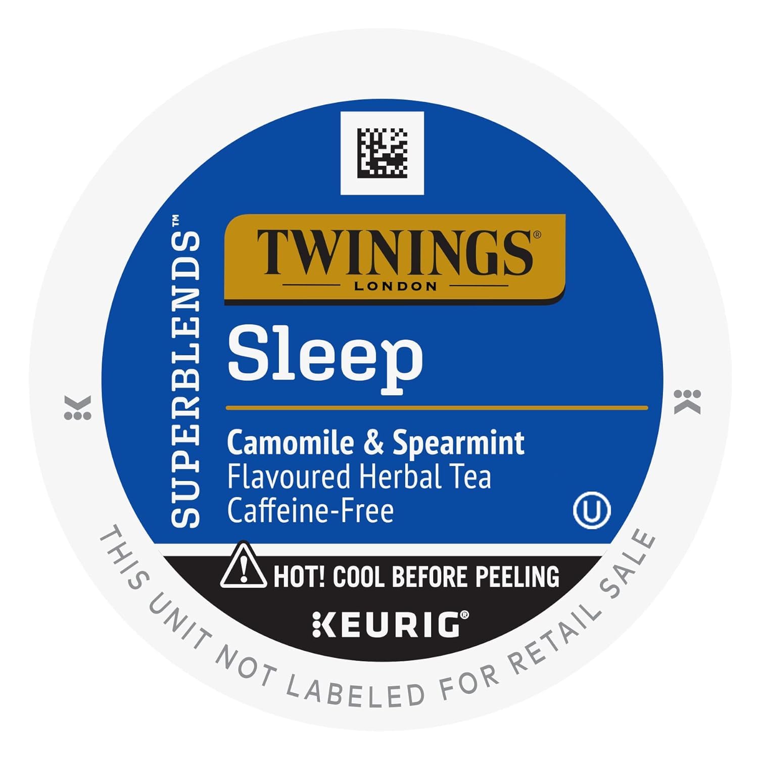 Twinings Sleep Herbal Tea K-Cup Pods for Keurig, 24 Count (Pack of 2), Formerly Nightly Calm, Camomile, Spearmint, & Lemongrass, Naturally
