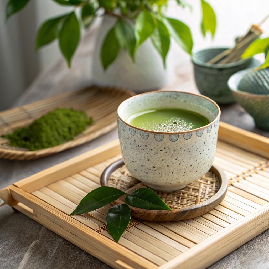 VINIA Premium Matcha + Green Tea Bags, Made with Organic Tea, Infused with Piceid Resveratrol for Heart Health, Nitric Oxide, Physical Energy