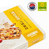 [NongHyup] 5-Grain Granola Cereal Bar, Super Grain Health Food Snack, All Natural, Product of Korea, ?? ???? ???? ????, 100% ??? (28g x 8 Bars)