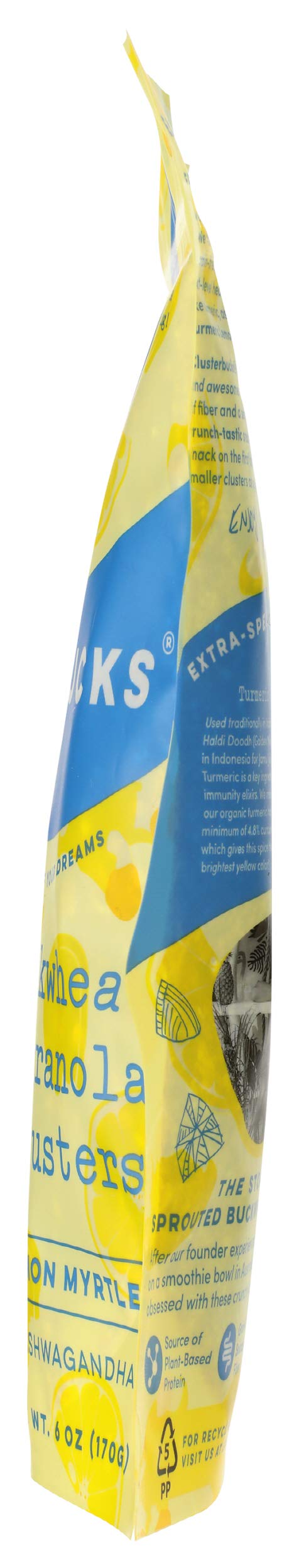 Lil Bucks, Buckwheat Clusterbucks Turmeric Lemon Organic, 6 Ounce
