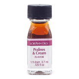 LorAnn Pralines and Cream SS Flavor Flavor, 1 dram bottle (.0125 fl oz - 3.7ml - 1 teaspoon)