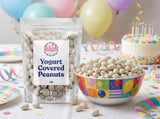 Yogurt Coated Peanuts - 1 lb Bag of Sweet Crunchy Gourmet Creamy Dipped Slow Roasted Nuts