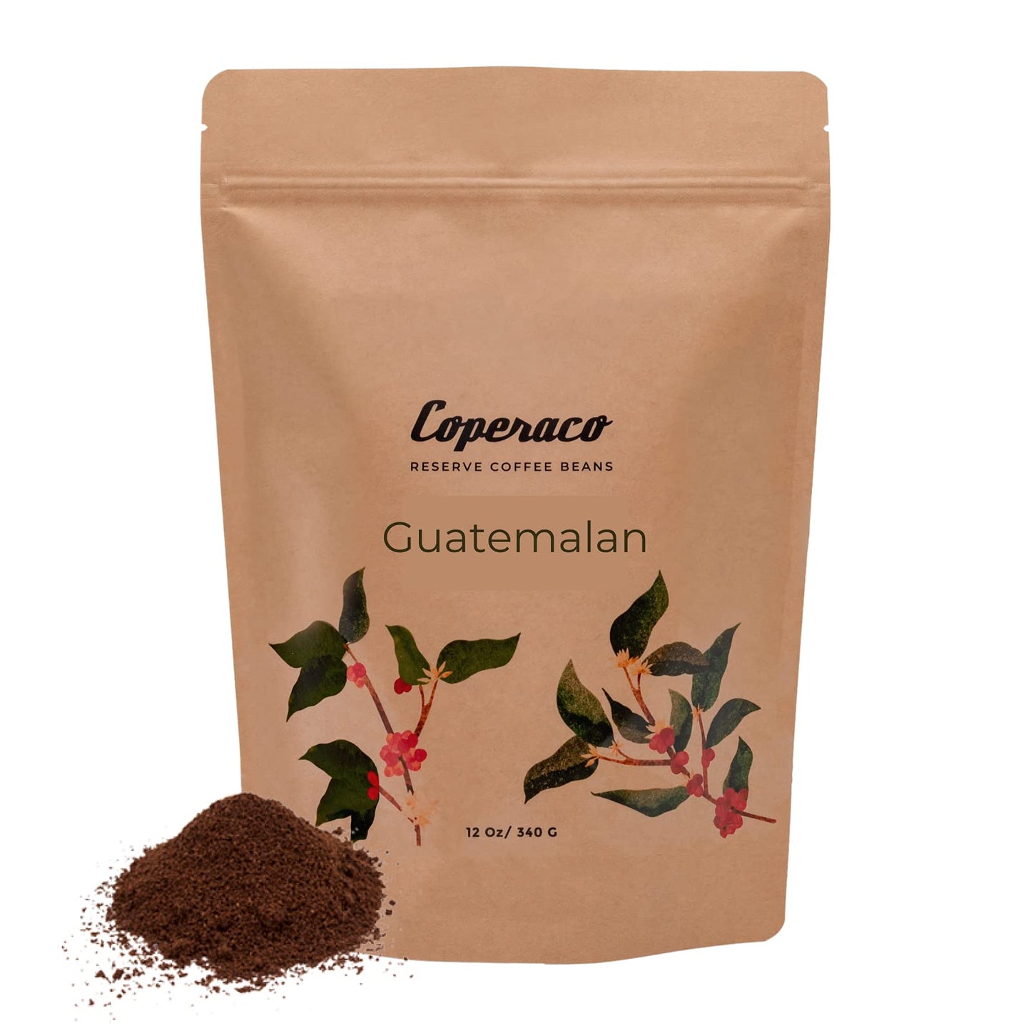 Coperaco, Volcanica Guatemala, Ground Coffee, Light Roast, Chocolate - Caramel - Orange notes, Volcanic/High Altitude Soil, Fresh Roasted, Gourmet