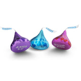 Candykrave Hershey'es Conversation Kisses Valentine Days Bulk Candy - 1lb (100 pcs) - Bulk Pack of Milk Chocolate Covered Individually wrapped Candy