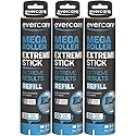 evercare Pet Mega Extreme Surface Coverage 50 Layer Lint Roller Refill for Cleaning Debris Off of Clothes and Furniture, 3 Pack