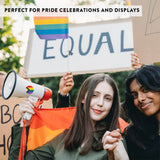 Andaz Press Assorted 216 Pride Party Favors Intersex Progress Pride Bulk Chocolate Drop Labels Pride Decorations Trans Pride Merch LGBTQ Pride Party