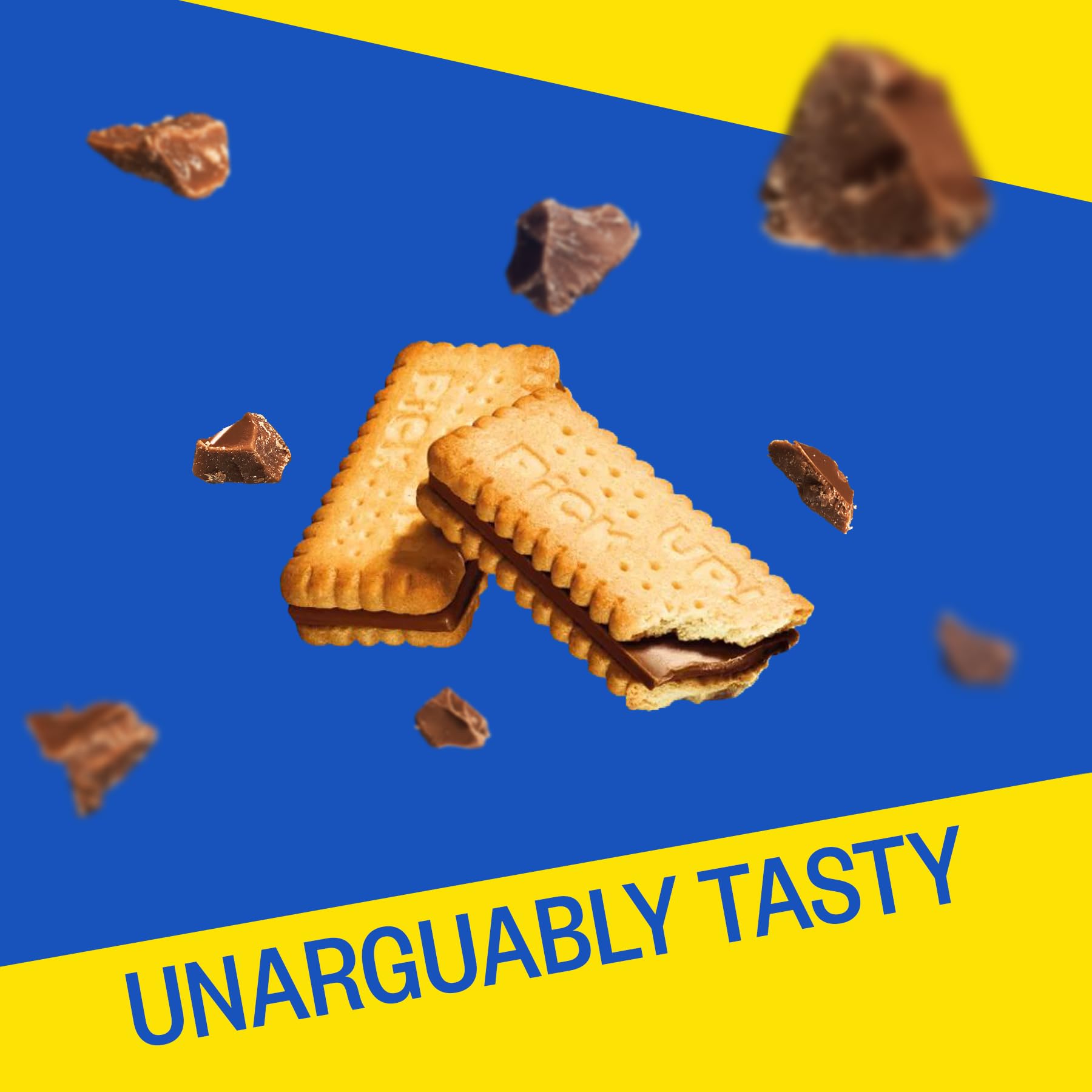 Bahlsen PiCK UP! Minis Original (100 ct Bucket of Individual Cookies) - German chocolate sandwiched between two crisp biscuits - Kosher (0.37 oz