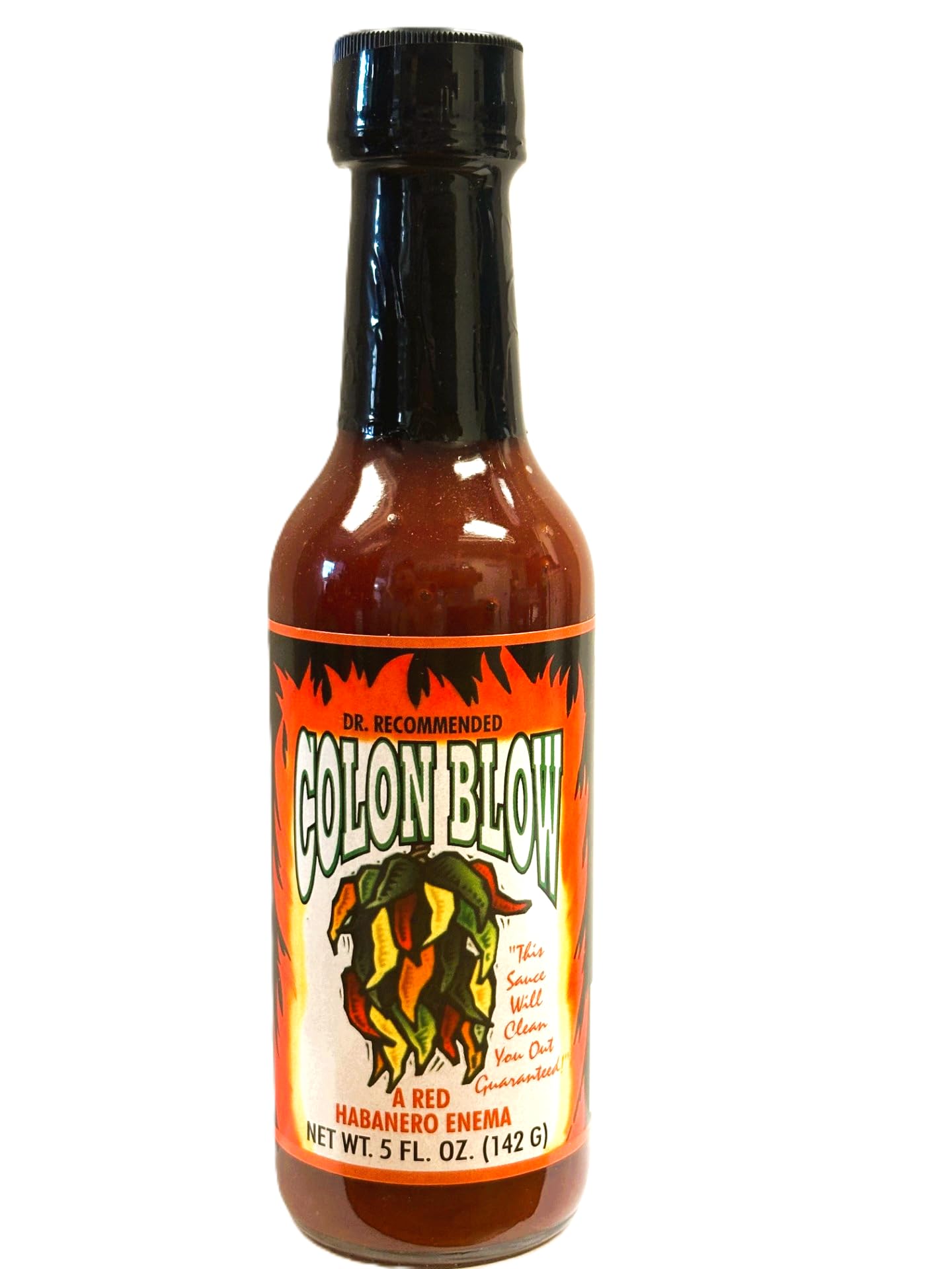 Colon Blow Hot Sauce - Gourmet Spicy Hot Sauce for Cooking, Grilling & Dipping, Bold Heat Flavor Enhancer for Tacos, Wings & More