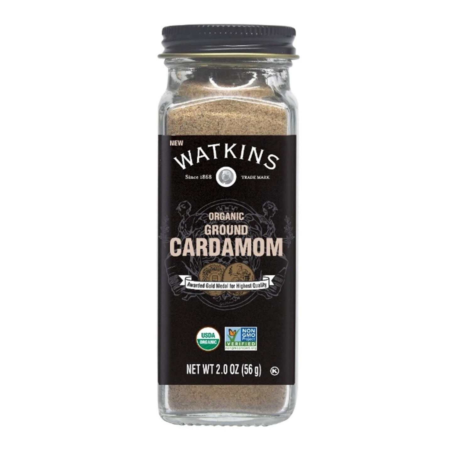 Watkin's Organic Ground Cardamom, 2.0 oz