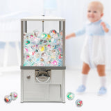 25-Cent Vending Machines, Coin Operated Large Capacity Gumball Machine, 22" Height Bubble Gum Machine, Commercial Mini Balls Dispenser Prize Machine