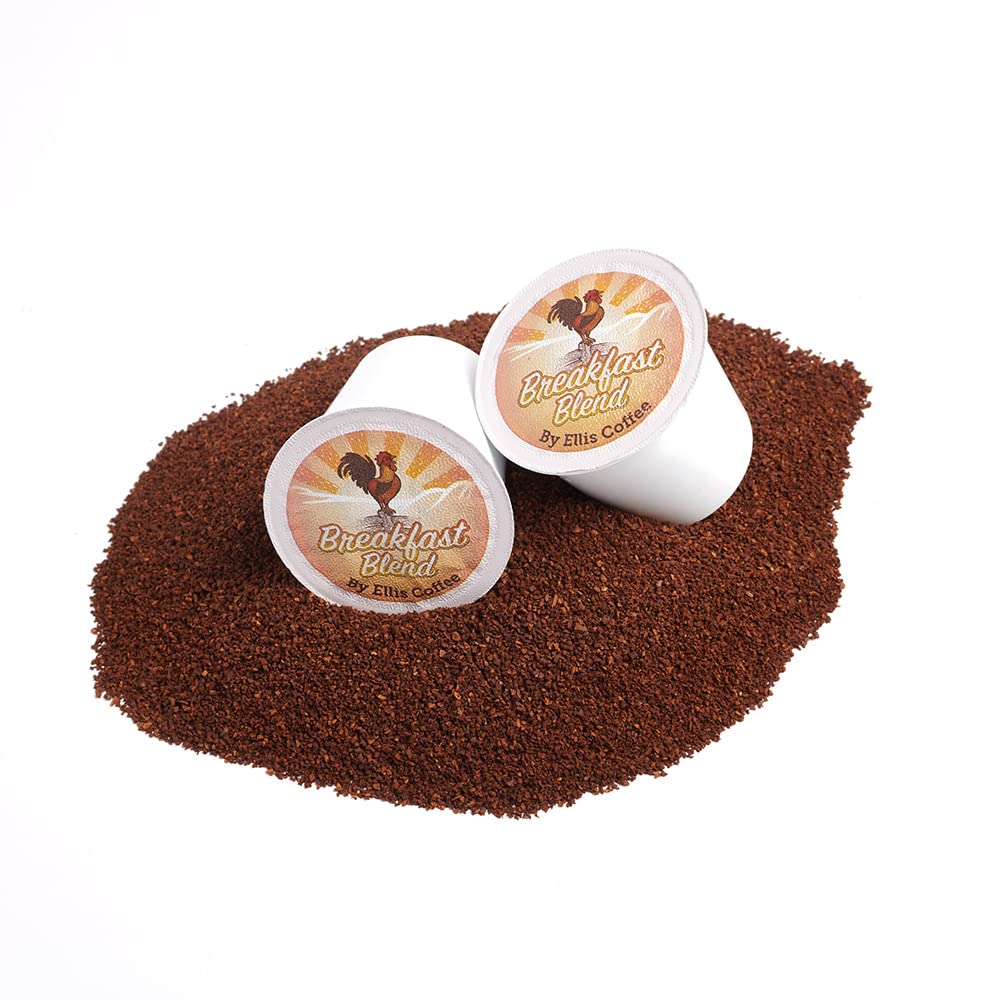 Ellis Coffee - Breakfast Blend - Medium Roast - Single Serve Coffee Pods - 24 Coffee Pods