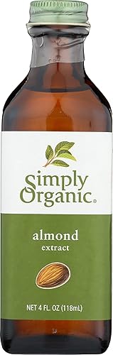 Simply Organic Almond Extract, Certified Organic | 4 oz | Pack of 6