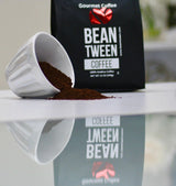 Beantween Coffee: Premium Organic MEDIUM ROAST Whole Bean (12oz) of 100% Arabica Coffee - Low Acid, MOLD-FREE, Certified Organic, Kosher, Single