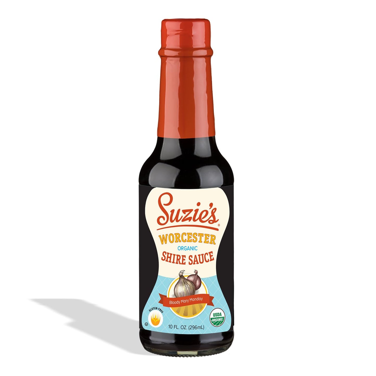Suzie's Organic Worcestershire Sauce, Gourmet Worcestershire Sauce for Burgers, Steaks, Marinades, Bloody Marys, Stews, Meatloaf And Savory Sauces