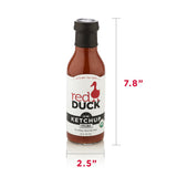 Red Duck Traditional 3-Sauce Sampler Set - Organic Original Ketchup, Smoked Applewood Molasses BBQ Sauce, and Approachably Mild Taco Sauce ("Quite