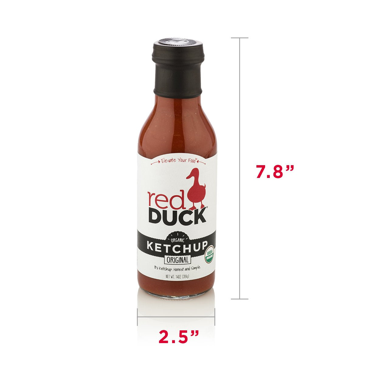 Red Duck Traditional 3-Sauce Sampler Set - Organic Original Ketchup, Smoked Applewood Molasses BBQ Sauce, and Approachably Mild Taco Sauce ("Quite