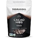 Terrasoul Superfoods Raw Organic Cacao Nibs, 16 Oz, Superfood Crunch for Smoothie Bowls, Nut Butter Spreads, Oatmeal and DIY Chocolate Creations