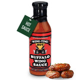 Wing Time, Sauce Buffalo Wing Hot, 13 Ounce (Pack of 1)