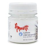 Amoretti - Caffeine Extract Powder Water Soluble 2 oz - Highly Concentrated & Perfect For Pastry, Savory, Brewing, and more, Preservative Free, Vegan