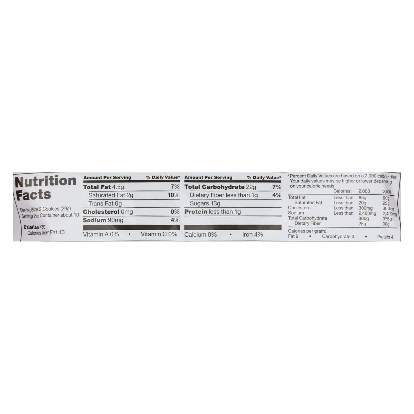 Glutino Chocolate Vanilla Creme Cookies, 10.6 Ounce - 12 per case.