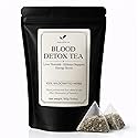 Blood Detox Tea Jamaica Healing Garden -Natural Cleanse& Revitalize Beverage for Daily Wellness, Whole Botanical Ingredients, 20 Count