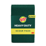 Scotch-Brite Heavy Duty Scouring Pad, Durable and Long-Lasting Dish Scrubber for Kitchen + Outdoor, 30 Scrub Pads for Uncoated Pots and Pans, Cast