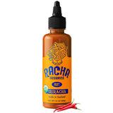 Racha Organics Sriracha Hot Sauce - USDA Organic Sriracha Sauce Made with Estate-Grown Thai Chili Peppers - Low-Sugar, Non-GMO, Gluten Free, Keto