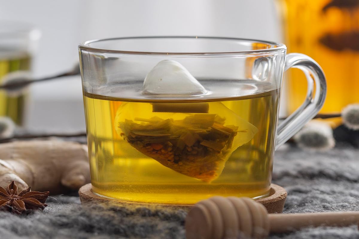 Fabula Menopause Herbal Tea - Organic Herbal Blend for Menopause Support, with Peppermint, Lemon Balm & Black Cohosh - Caffeine-Free, Stress Relief