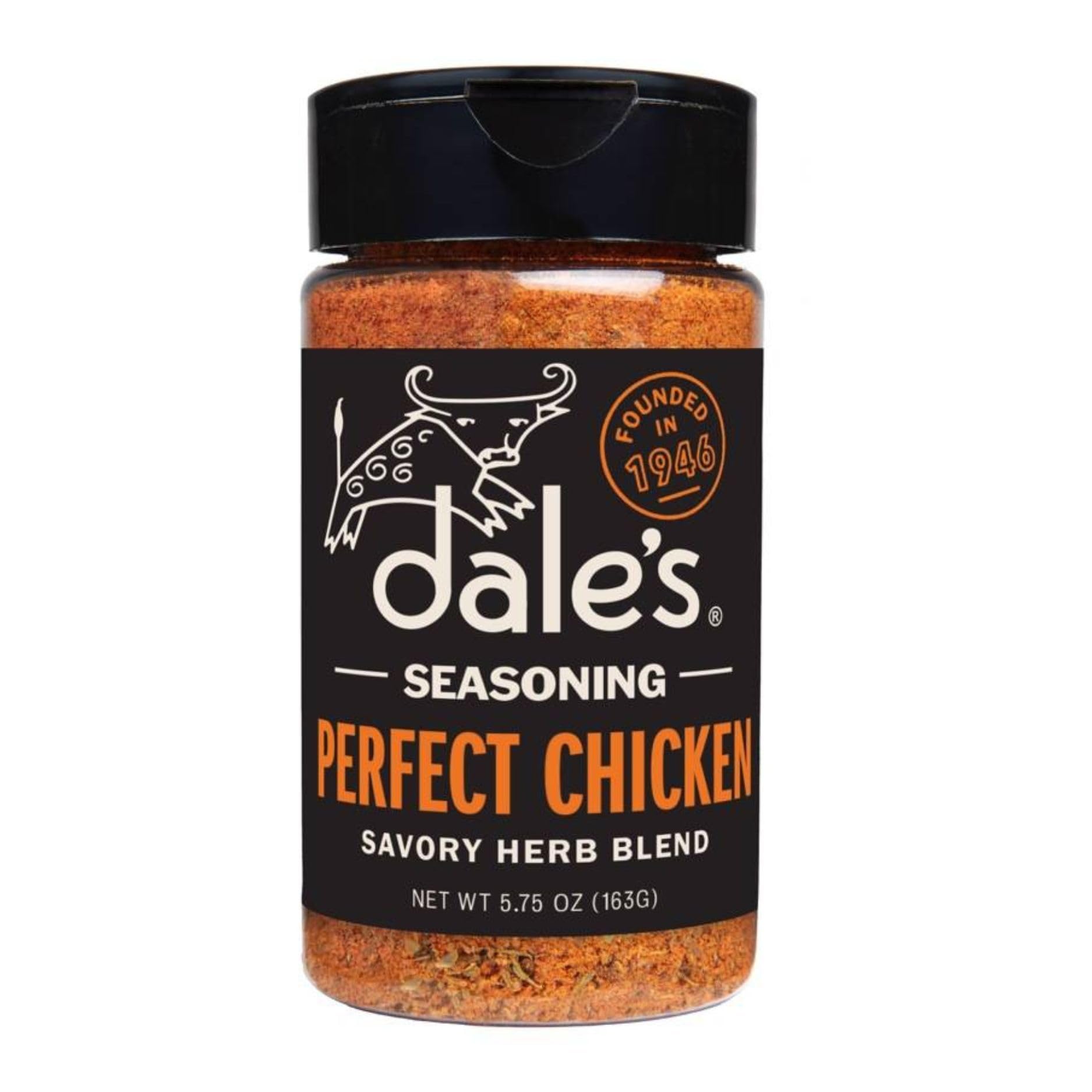 Dale’s Perfect Chicken Seasoning - Savory Herb Blend, 5.75 oz | Juicy, Flavor-Packed Chicken, Poultry & Veggies | Indoor & Outdoor Cooking Essential