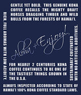 Blue Horse 100% Kona Coffee Pods, Medium Roast, 10ct Single Serve, Compatible with K Cups 2.0, Farm Fresh, Authentic Arabica Beans from Hawaii’s Big