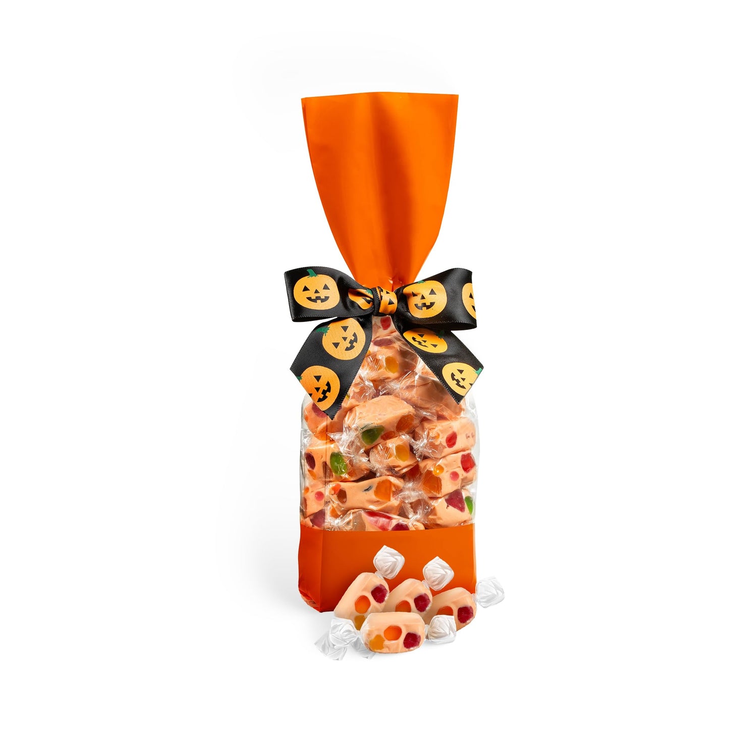 Fames Chocolates Happy Halloween Chocolate Jellies and Orange Nougat Candy - 2pcs set