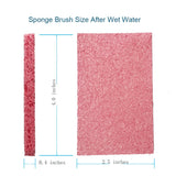 12PCS Cleaning Sponge?2.5X4.0 inches, Kitchen DishSponge, Cleaning Scrub Color Sponge, Biodegradable Natural Sponge, Non-Scratch Kitchen Cellulose