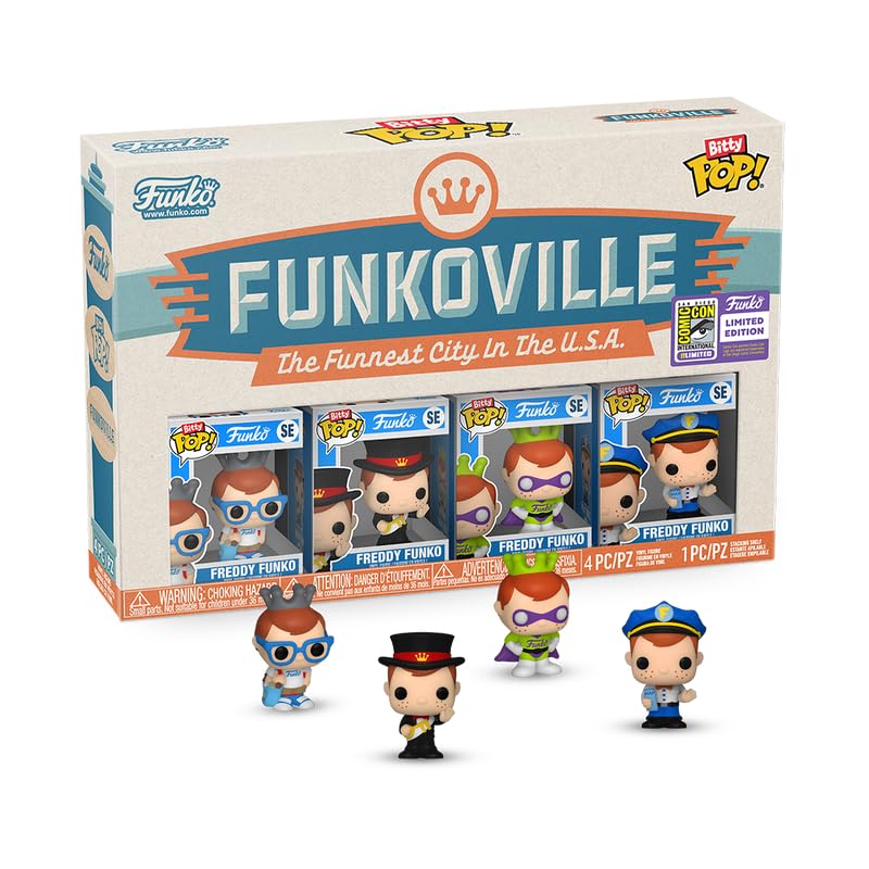 Bitty POP! FUNKOVILLE 4-Pack SDCC Shared Exclusive