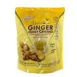 Prince of Peace Instant Ginger Honey Crystals with Lemon, 60 Sachets - Instant Hot or Cold Beverage - Easy to Brew - Drink Like a Tea - Caffeine