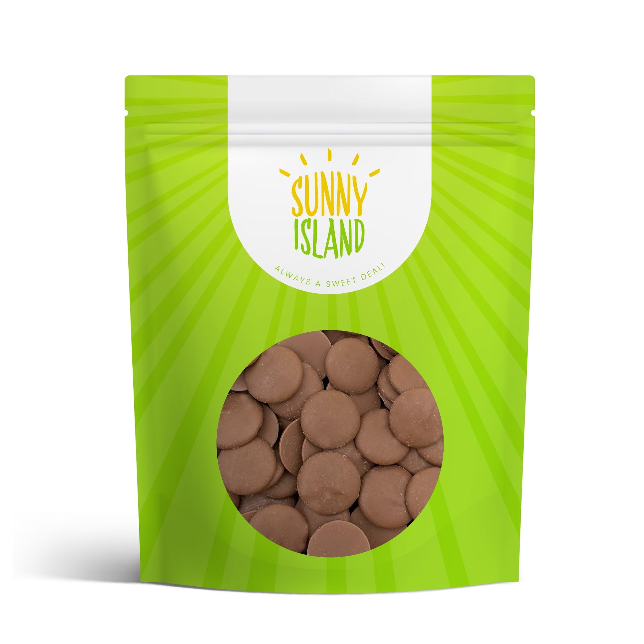 Merckens Melting Wafers Milk Chocolate | 2 Pound Bulk Bag | Creamy Coating Wafers for Smooth Dipping, Candy Making, Molds, and Dessert Enrobing Projects