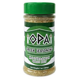OPA Greek Seasoning - 7 Ounce Greek Seasoning Blend with Herbs and Spices for Meats, Vegetables, Grilling, and Everyday Cooking - Green Shaker Jar