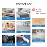 BuyDelux Pet Hair Remover Roller, Reusable Self-Cleaning Lint Roller for Dog & Cat Hair, Fur Removal for Furniture Couch Carpet Car Clothes & Bedding